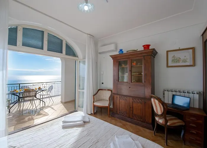 Ferienhaus Casa Raffaele, Terrace With Solarium And Sea View